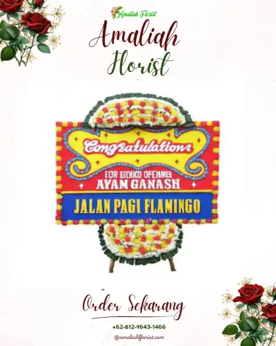 Bunga Papan Congratulation di Katongan
